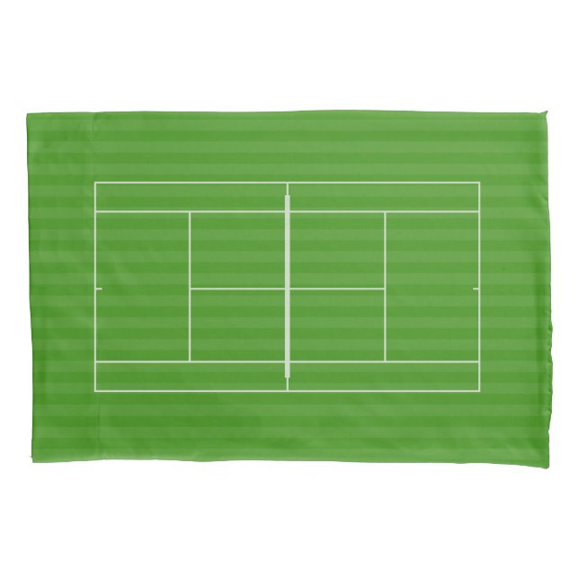 TENNIS COURT LINE MARKING PILLOW CASE (Front)