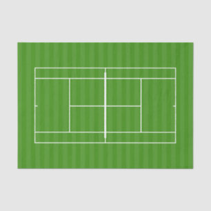 TENNIS COURT LINE MARKING Tissue Paper