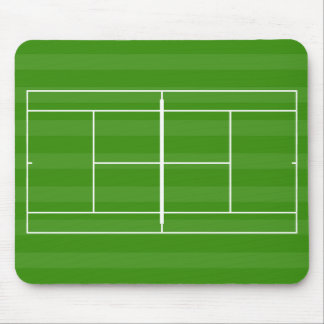 Tennis court mouse pad