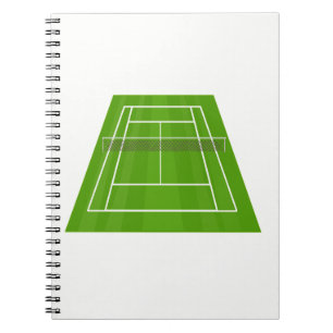 Tennis court notebook
