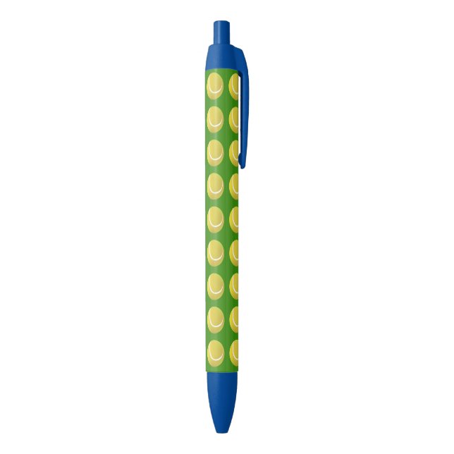 Tennis court & Tennis ball pattern Pen (Bottom (Vertical))