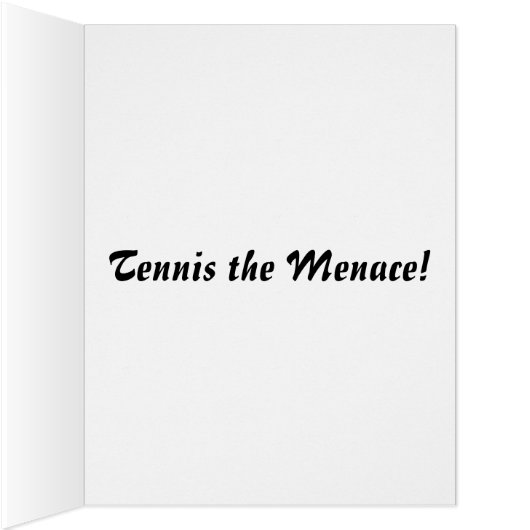 Tennis court & TENNIS RACKETS (Inside (Right))