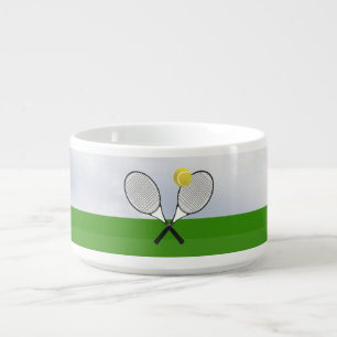 Tennis court & TENNIS RACKETS Bowl