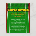 Tennis Court You're Invited Custom Small Flyers