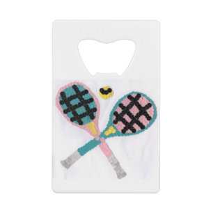 Tennis Credit Card Bottle Opener