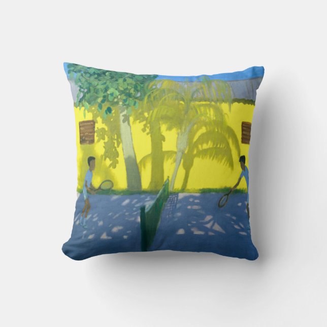 Tennis Cuba 1998 Throw Pillow (Front)