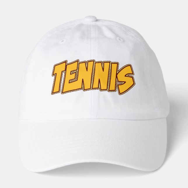 Tennis Cust. Text Hat (Front)