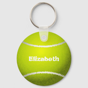 Tennis Custom Ball Keychain