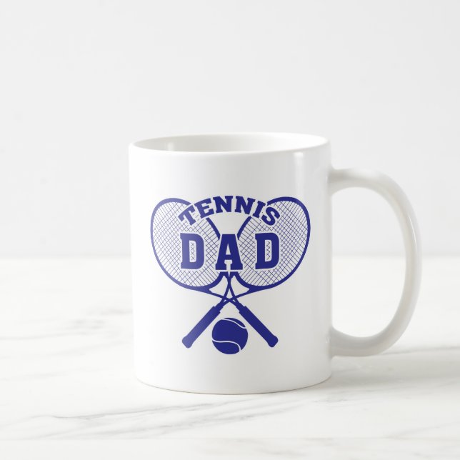 Tennis Dad Coffee Mug (Right)