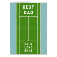 Tennis Dad Father's Day Card