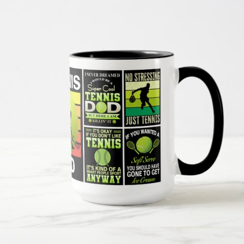 Tennis Dad from Son Fathers Day Mug