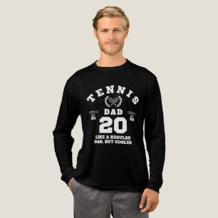 Tennis Dad Funny Sports Established 2020 Tri-Blend Shirt