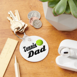 Tennis Dad Keychain