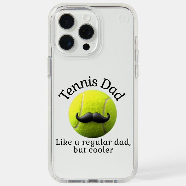Tennis Dad Speck iPhone Case (Front (White Titanium))