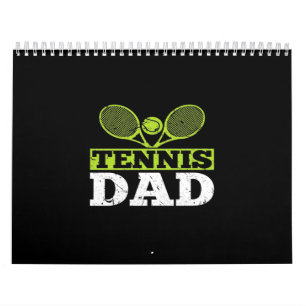 Tennis Dad Tennis Player Tennis Lover Calendar