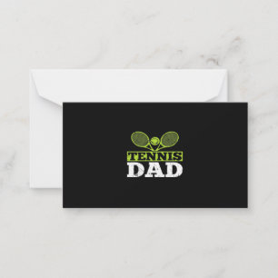 Tennis Dad Tennis Player   Tennis Lover Note Card
