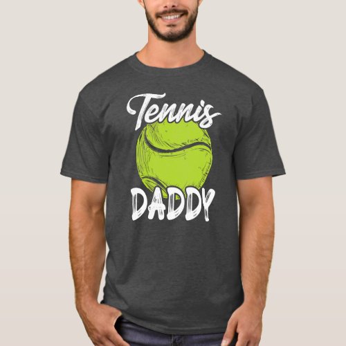 Tennis Daddy Men Family Matching Set Tennis Ball T_Shirt