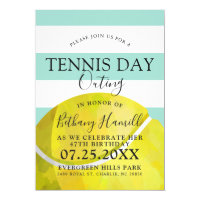 Tennis Day Outing | Tennis Themed Sage Invite