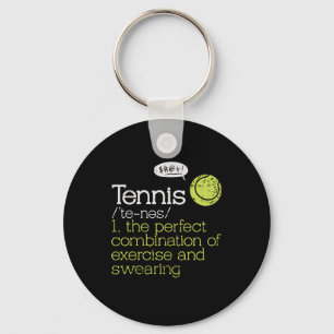 Tennis Definition Keychain
