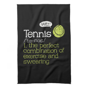 Tennis Definition Kitchen Towel