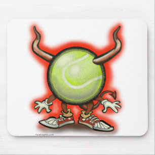 Tennis Demon Mouse Pad