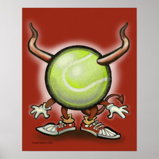 Tennis Demon Poster