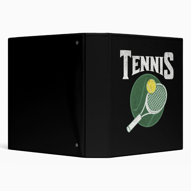 Tennis design 3 ring binder (Background)