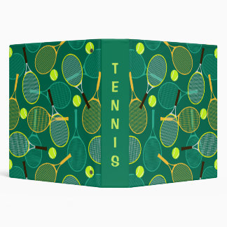 Tennis Design 3 Ring Binder