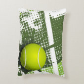 Tennis Design Accent Pillow (Back(Vertical))
