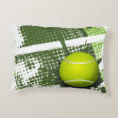 Tennis Design Accent Pillow (Back)