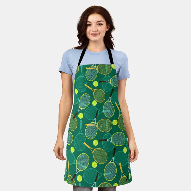 Tennis Design  Apron (Worn)
