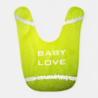 Tennis Design Baby Bib