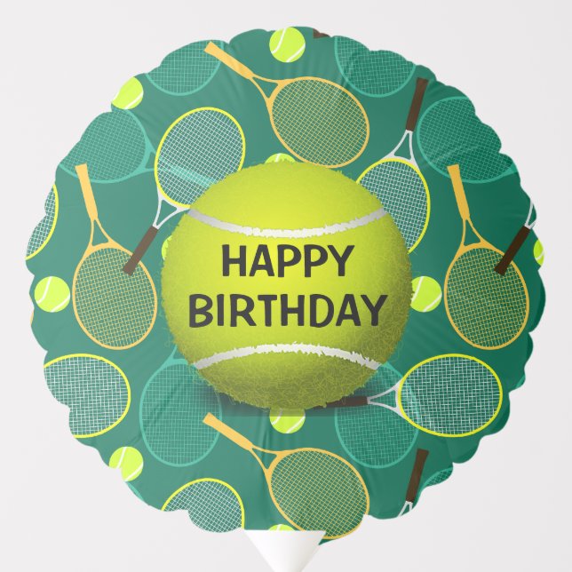 Tennis Design  Balloon (Front)