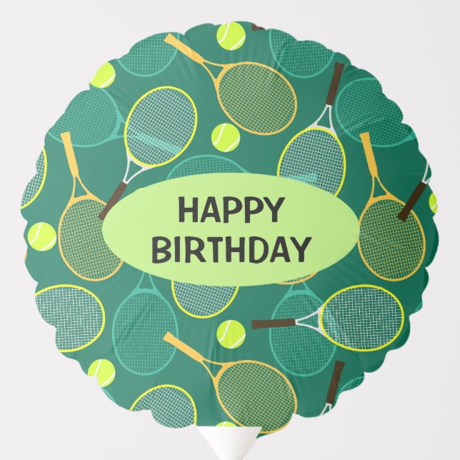 Tennis Design  Balloon (Front)
