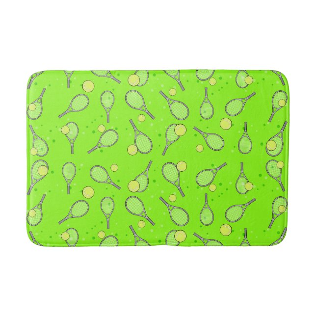 Tennis Design Bath Mat (Front)