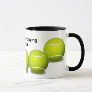 Tennis Design Coffee Mug