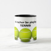 Tennis Design Coffee Mug (Center)