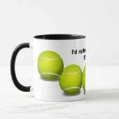 Tennis Design Coffee Mug (Left)