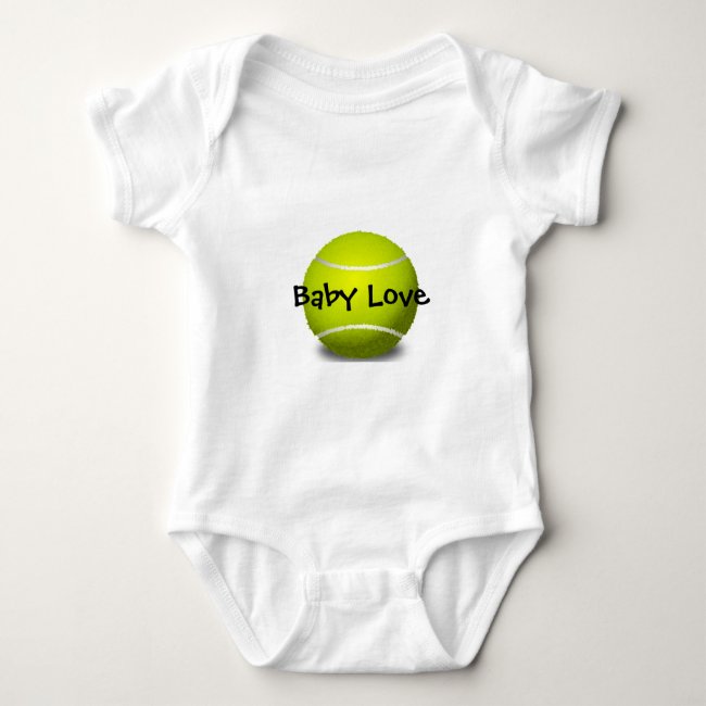 Tennis Design Customizable Baby Clothing