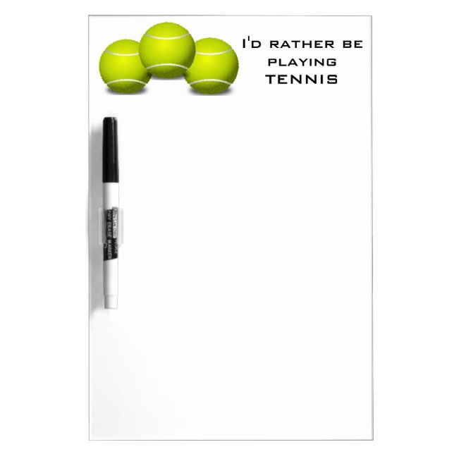 Tennis Design Dry Erase Board (Front)