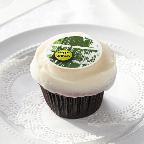 Tennis Design Edible Frosting Rounds