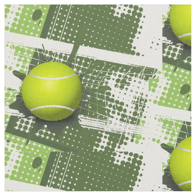 Tennis Design Fabric