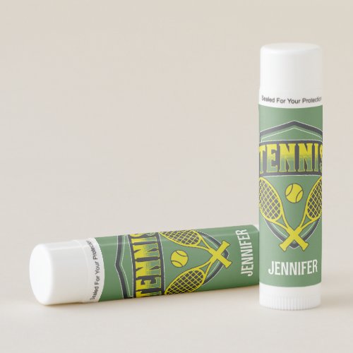 Tennis design for tennis lovers lip balm