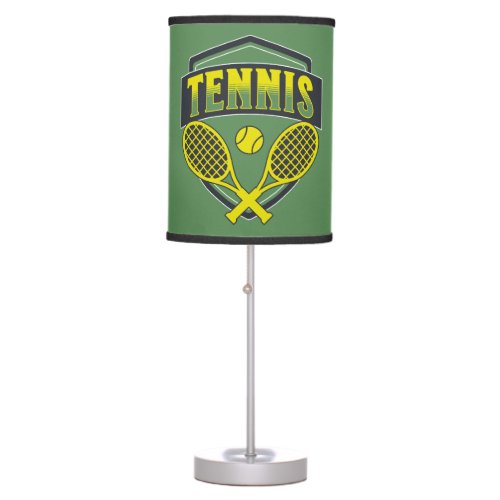 Tennis design for tennis lovers table lamp