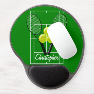 Tennis Design Gel Mouse Pad