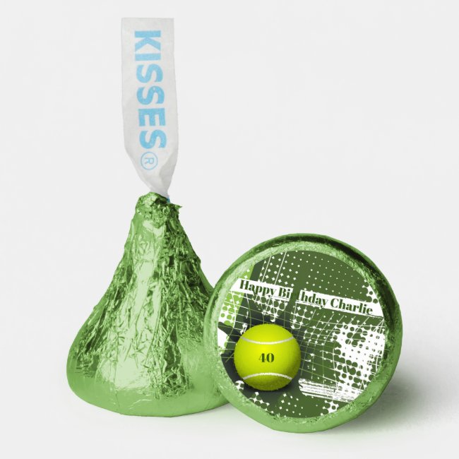Tennis Design Hershey's Candy Favors