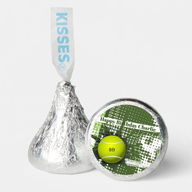 Tennis Design Hershey's Candy Favors (Front)