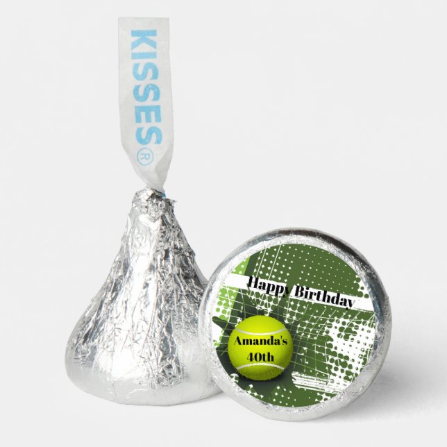 Tennis Design Hershey's Candy Favors (Front)