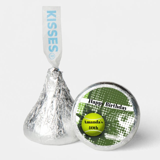 Tennis Design Hershey's Candy Favors