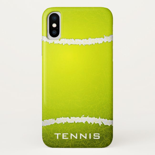 Tennis Design iPhone X Case